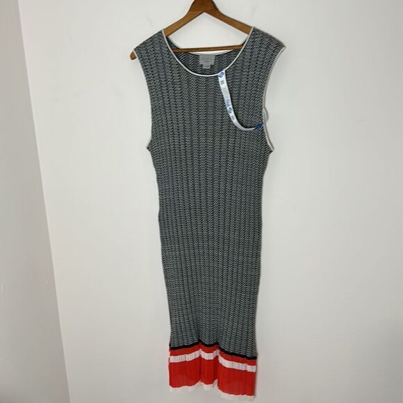 GREY by Jason Wu Chevron Knit Dress size L - Picture 14 of 14